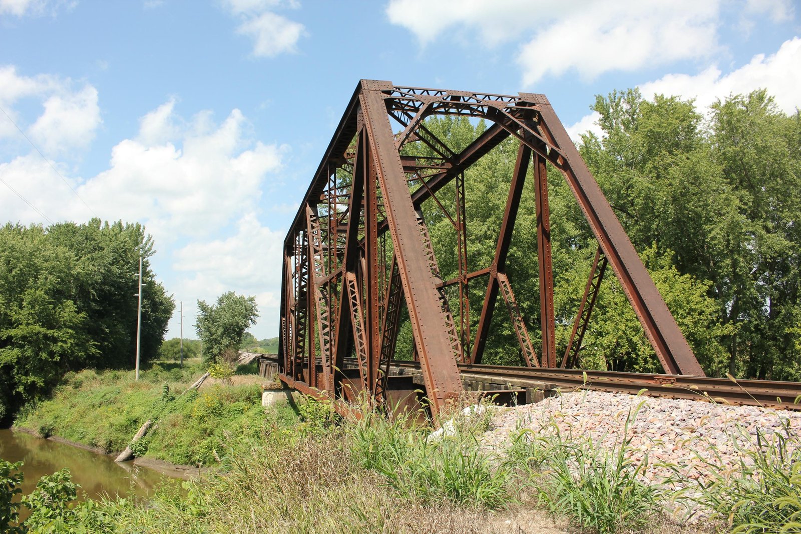 Looking north